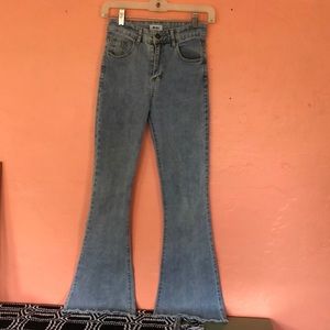 🌺High waisted bootcut/ flare jeans